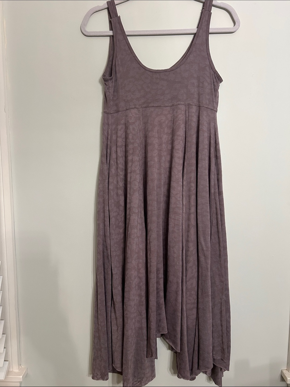Free People Dusty Mauve Asymmetrical Hem Tank Dress - Picture 4 of 11